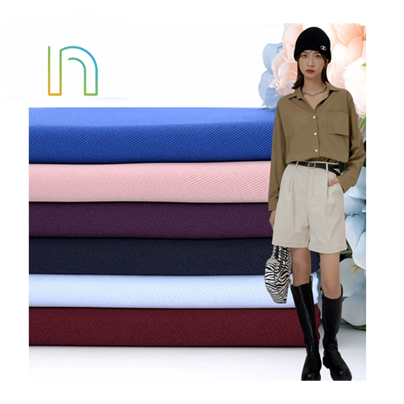 Anti Chlorine Medical Uniform Fabric for Hospital Wholesale Price Functional Four Way Stretch TC Spandex Dress Plain Waterproof