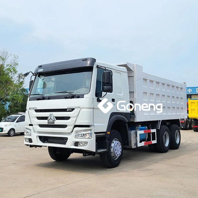good condition 10 wheeler dump truck used howo sinotruck in jamaica ghana tipper truck price lowest