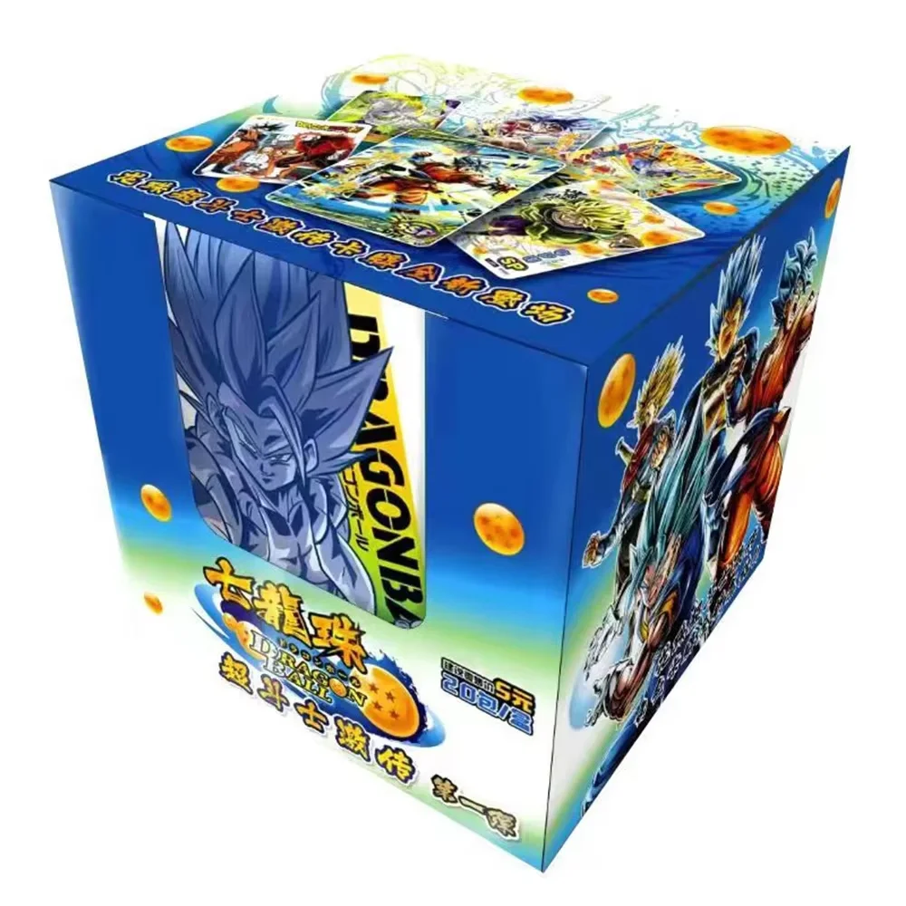 Wholesale Japanese Anime Dragon Balls Collectible Cards Booster Box Super Saiyan Son Goku Ccg Game Trading Card Kids Toy Gift