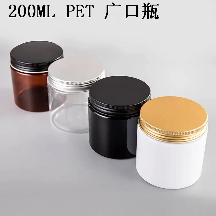 200ml 200g Round Shape Clear Plastic jars for body cream Bath Salt  Personal Care Cosmetic Ice Cream Food Storage Container