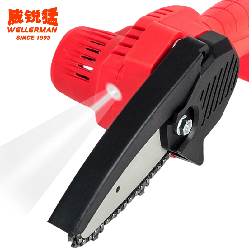 Wholesale Hand Operated Mini Chainsaw 21v 4inch Portable Electric Chain Saw Power Cordless Branch Cutting Tools