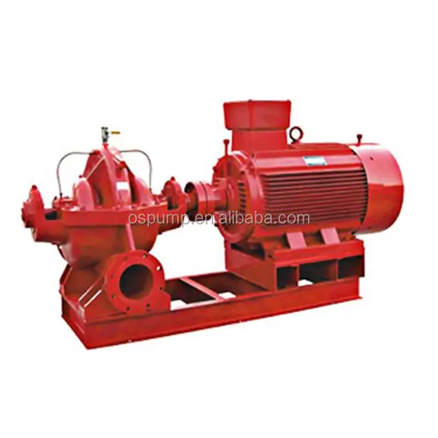 Horizontal Centrifugal Double Suction Water Pump Diesel Engine Driven Firefighting Pump