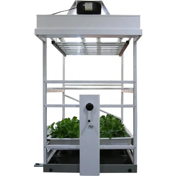 2024 NEW Design Hydroponic Growing Ebb And Flow Trays Multi-layer Rolling Bench Shelves Vertical Grow Table Grow Racks
