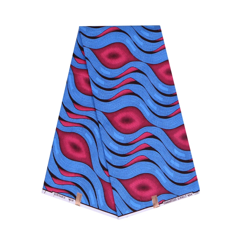 Hi target cotton wax print fabric for nice wind coat