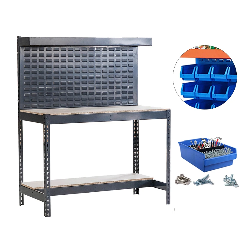 Wholesale Power Outlets Workbench Table Stainless Steel Heavy Duty Tool Work Bench Wholesale Wood Workbench With Drawer