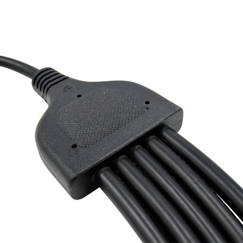 2 3 4 Pin Y Type Splitter Waterproof 1 Input 5 Output Street Light Connector