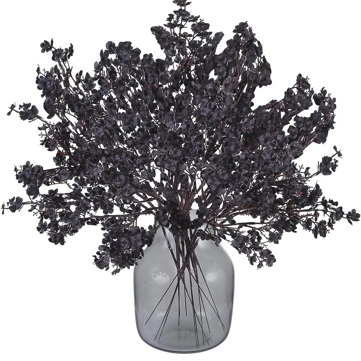 Handmade Simulation Gypsophila Small Floral Bouquet Cloth Flower Gypsophila Fake Flower Branch Wall Decor for Christmas Easter