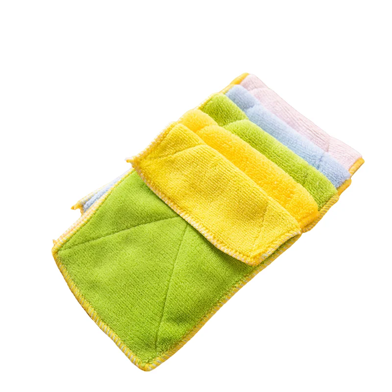 ZYJL Dish Cloths Absorbent Wash Rag Reusable Fabric Table Washing Hand Towels Plates Rag Cute Cotton Cleaning Cloth rag