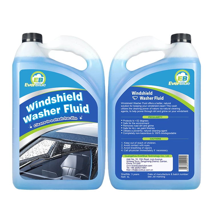 Factory price 4L Windshield Washer Fluid high quality windscreen water for automobiles