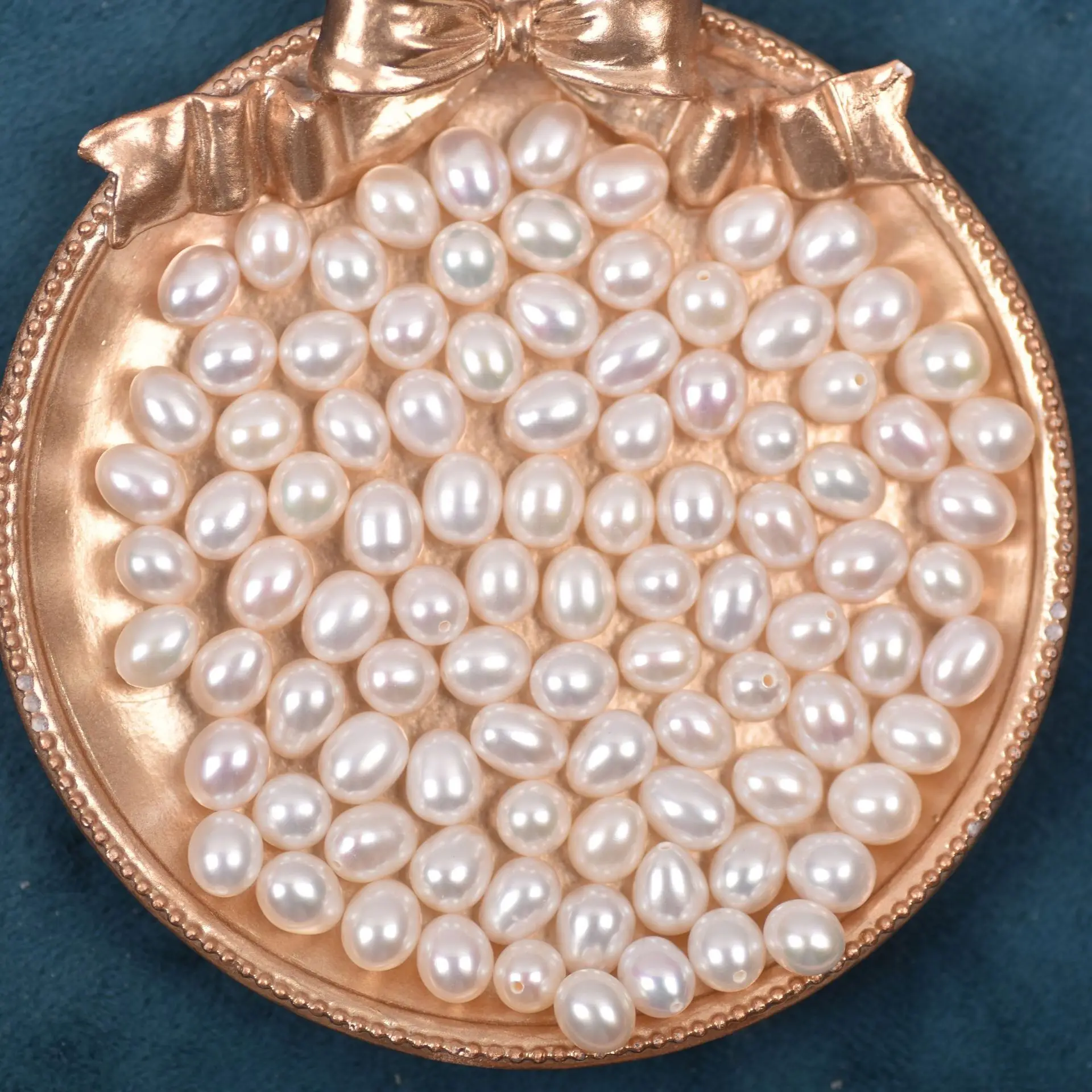 Foreign Trade One-Way Volume Large Hole Natural Freshwater Pearls 10mm Large Hole Loose Beads Jewelry Diy Accessories
