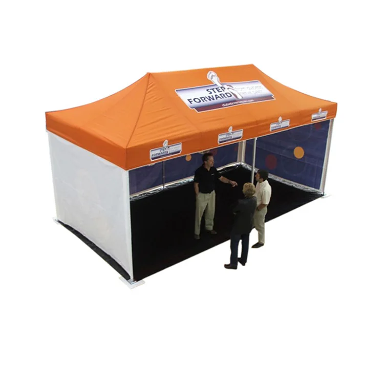 4X8M Large Folding Tent With Pvc Window gazebo And Roll Up Door Sidewall canopy