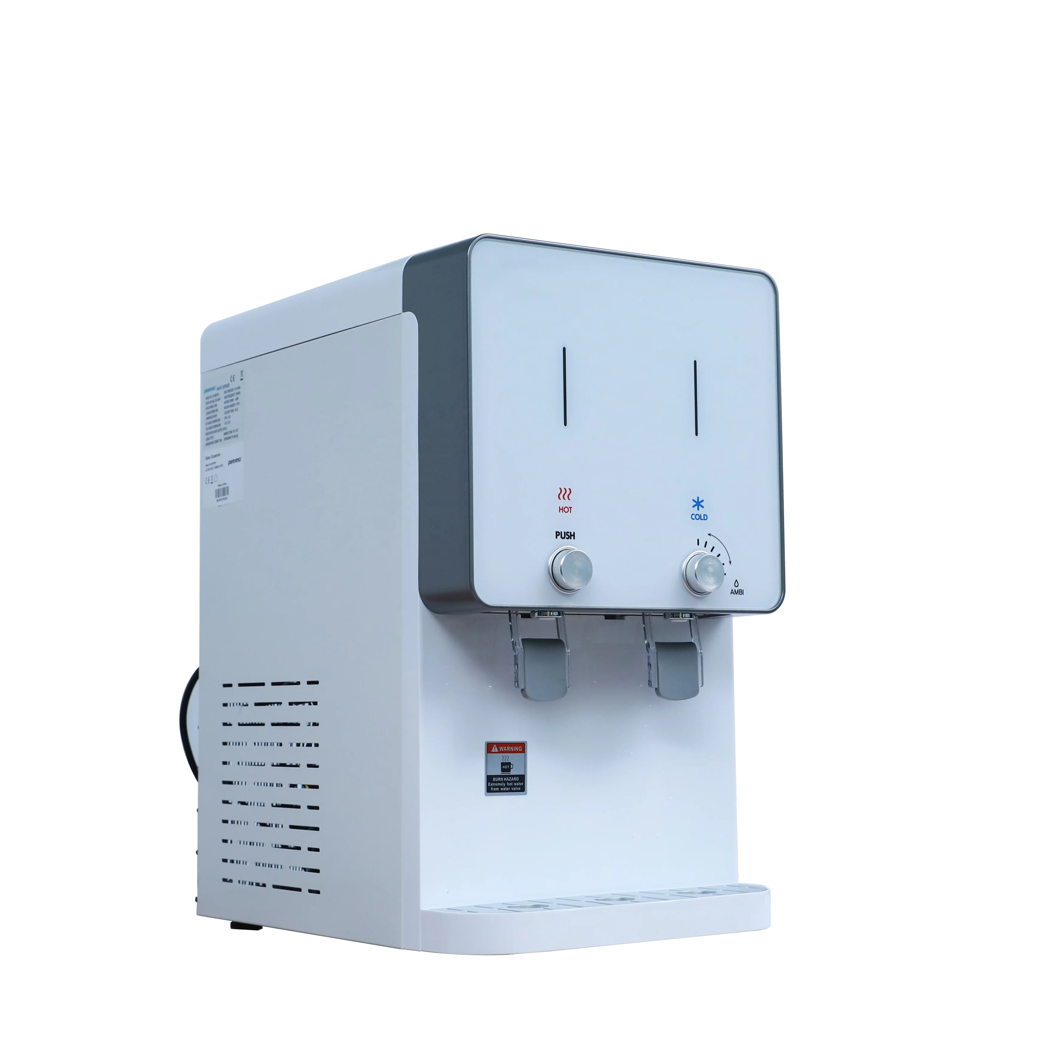 Factory Direct Selling RO Water Purifier Desktop Reverse Osmosis Water dispenser compressor cooling system knob control