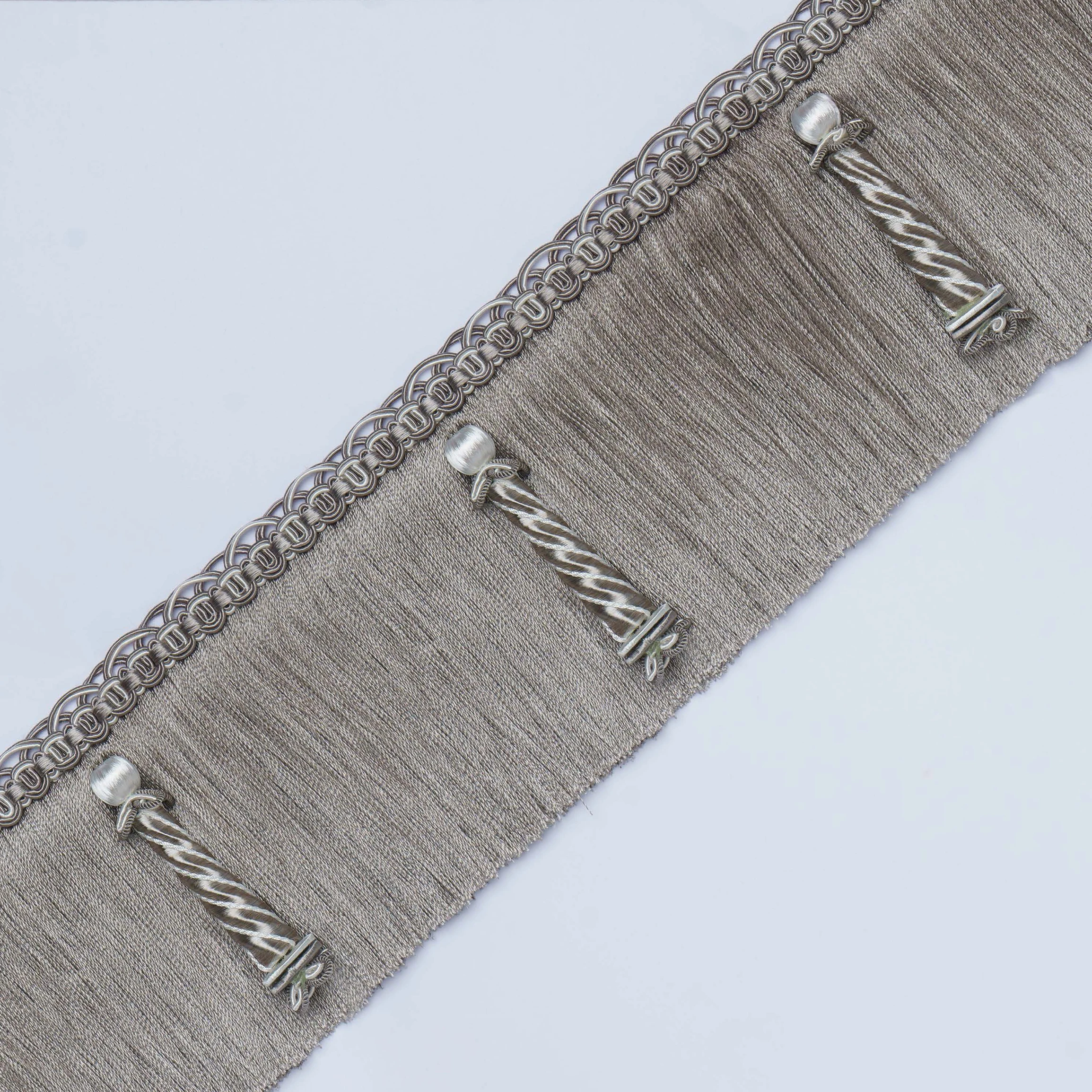 Home Accessories 100% Rayon brush tassel fringe trim Decoration for Curtain Sofa