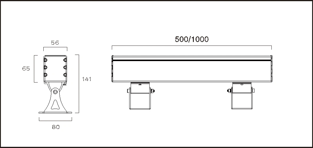 Светодио дный светильник настенная шайба RGBW открытый DMX512 управления светодио водонепроницаемый светящийся индивидуальные фасад ing 36-54
