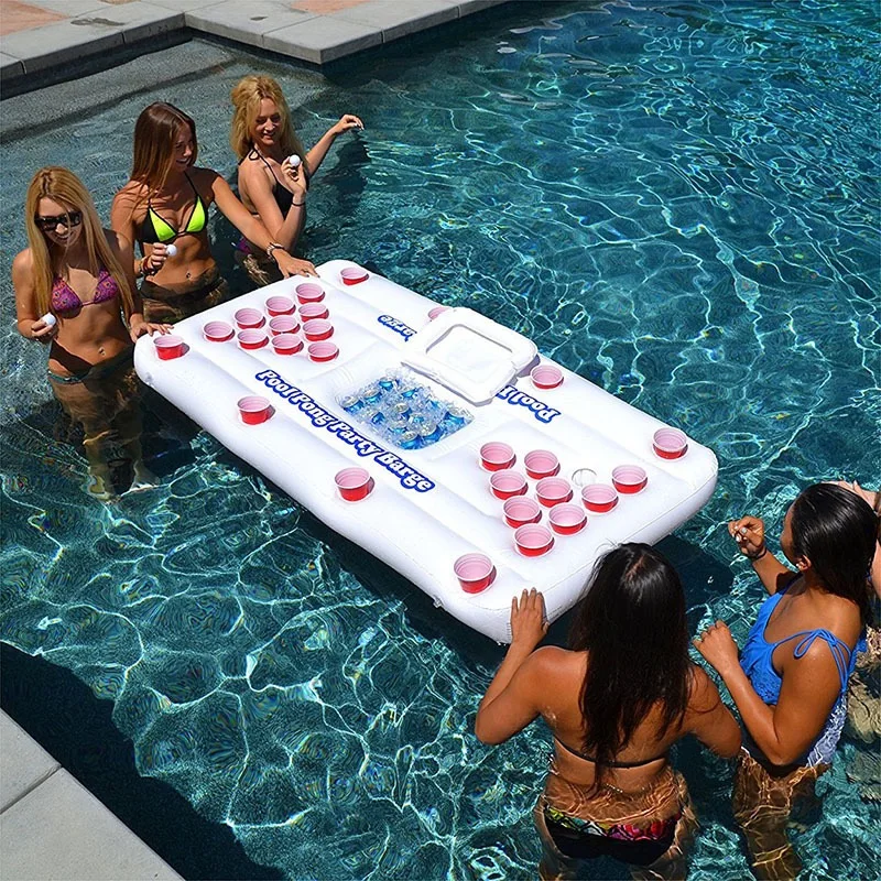hot selling on amazon 2021 floats adults used matress tables for sale homemade floating beer table table pool float