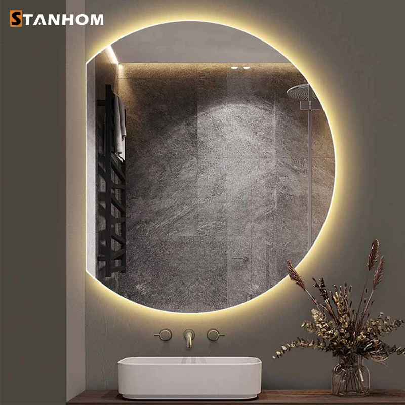 STANHOM Wall Decor Large Irregular Shaped LED Backlit Mirrors