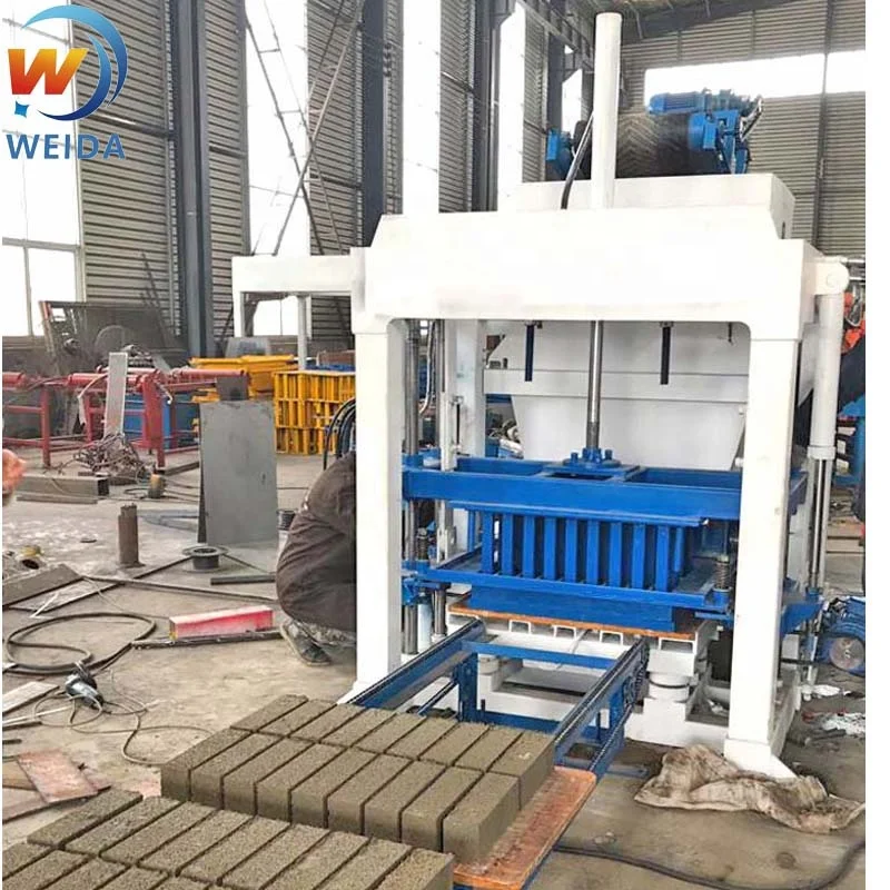 Small Business Qt4-15 Ideas Earn Money At Home Block Brick Making Machine Building Material Machinery