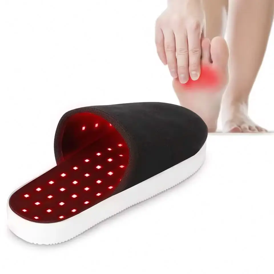 Obestec 2024 Infrared Foot Machine Slipper for Blood Circulation Red Light Therapy Foot Massager to Relax