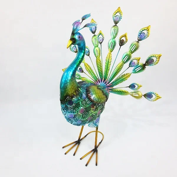 Handmade Colorful flying bird decor, birds theme art metal  home  office accessories decoration modern