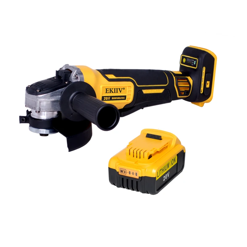 800W 20V Charging angle grinder Cordless Brushless Angle Grinder for 20V Battery 100mm 125mm Electric Grinder Grinding Machine