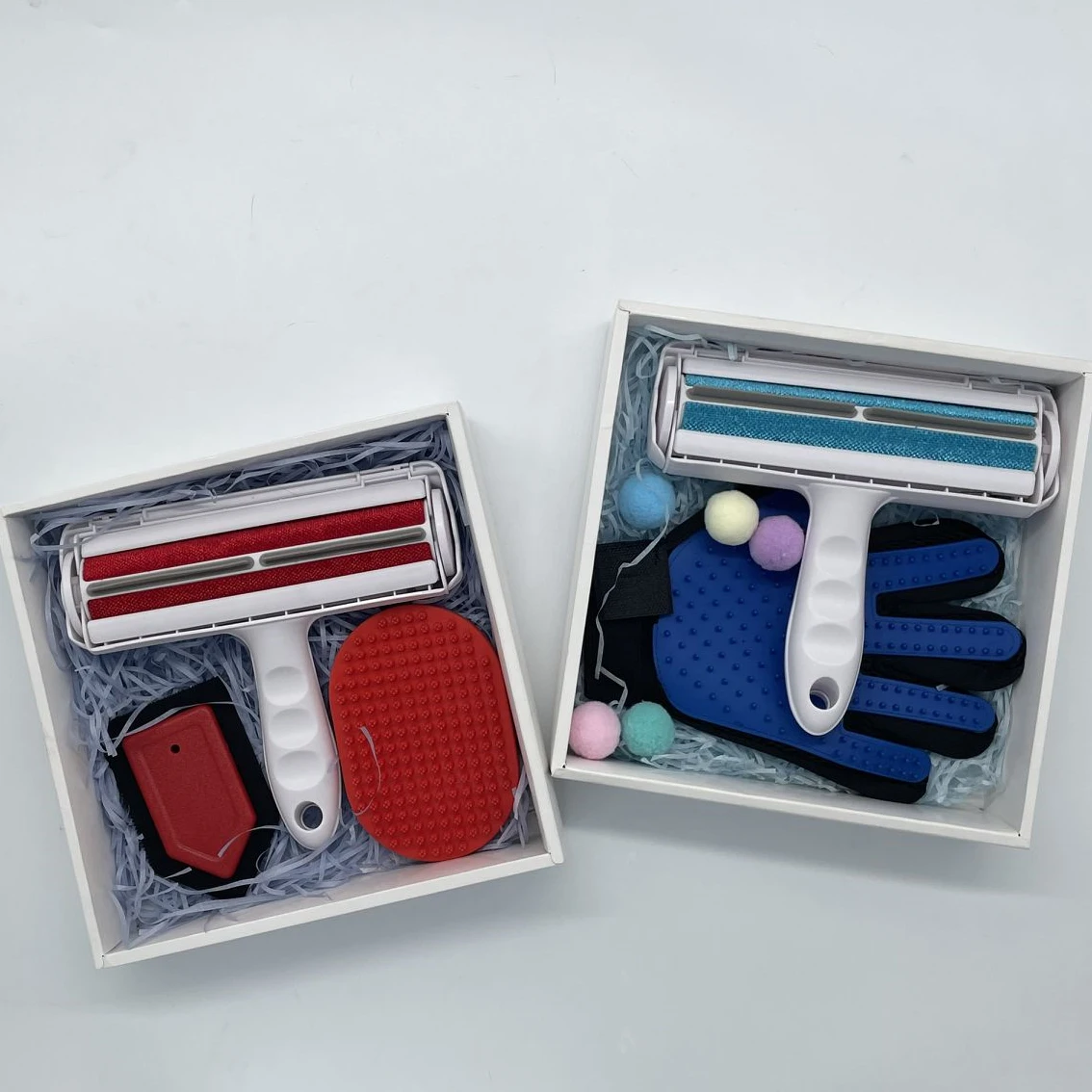  combination pack series pet hair removal roller and glove cat dog lint cleaning brush