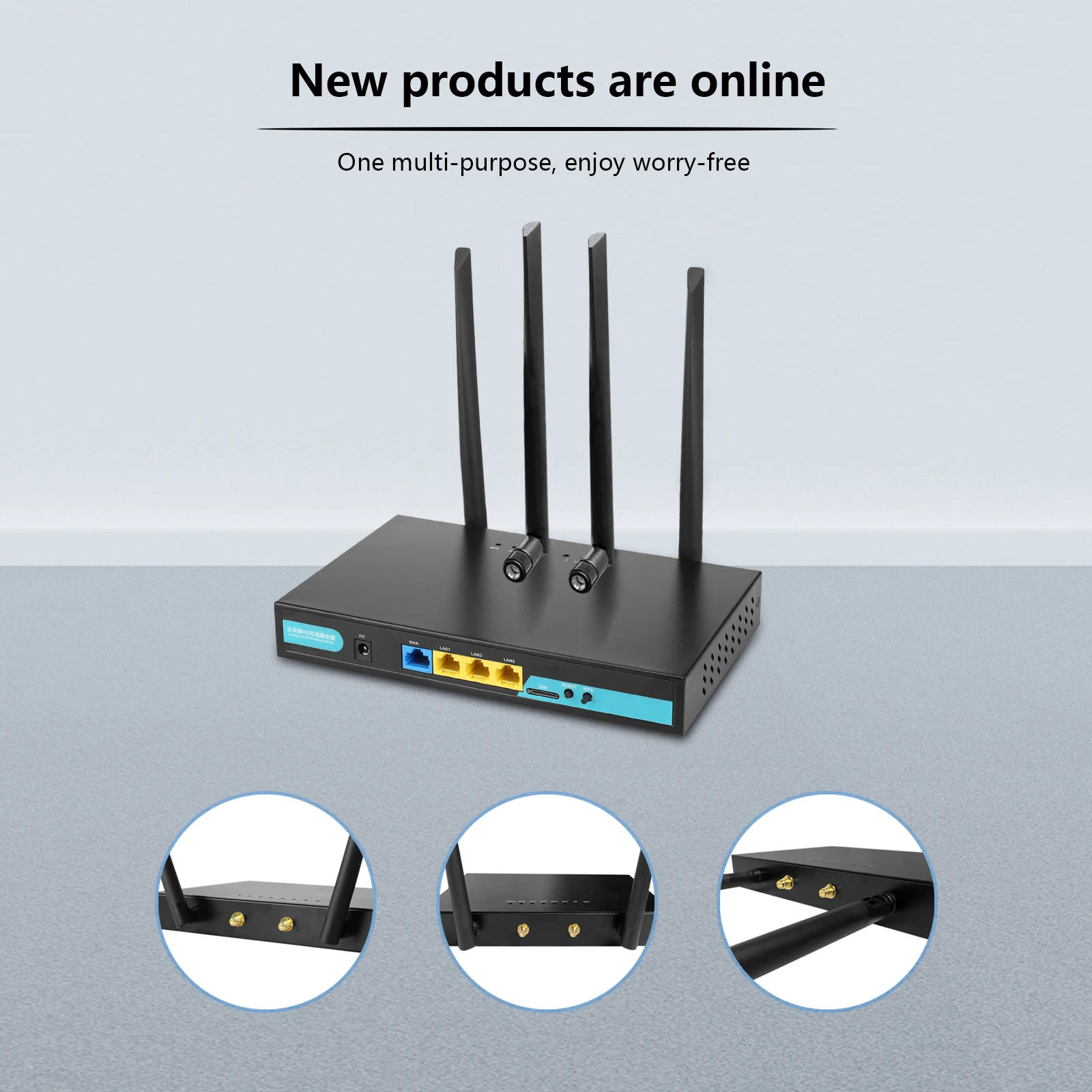 High Speed industrial KuWFi Router Wifi 300 Mbps CAT4 2.4G CPE 4G LTE Modem Wifi Router Wifi 4G Router with Sim Card