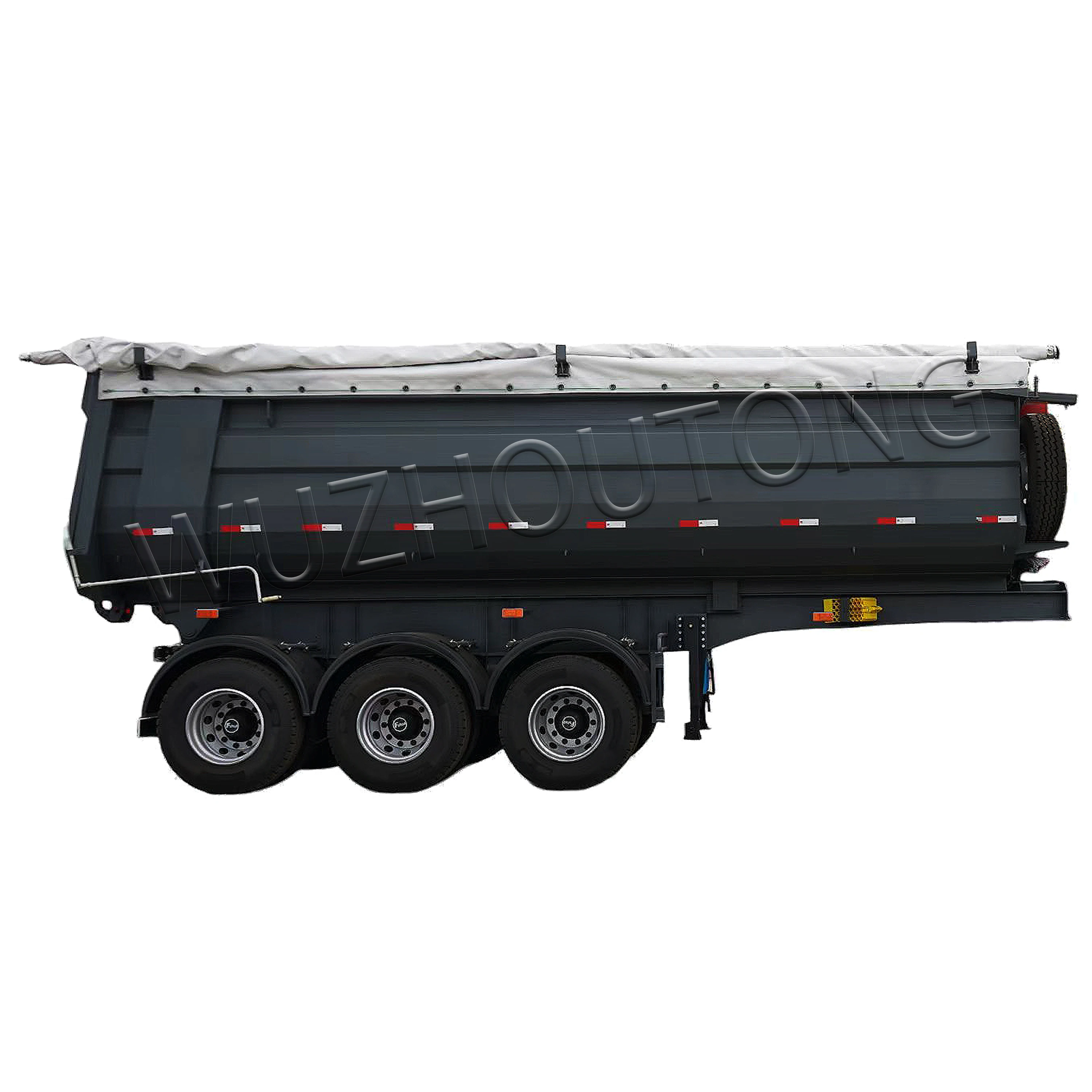 New 3-Axle Rear Dump Truck Diesel Fuel Automatic Transmission RHD Left Steering Euro 3 Euro 2 Emission Standard 6x4 8x4 6x2