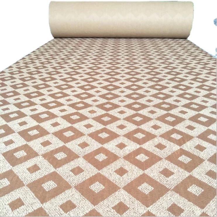 Wholesale cheap high quality anti-slip floor double colors jacquard carpet