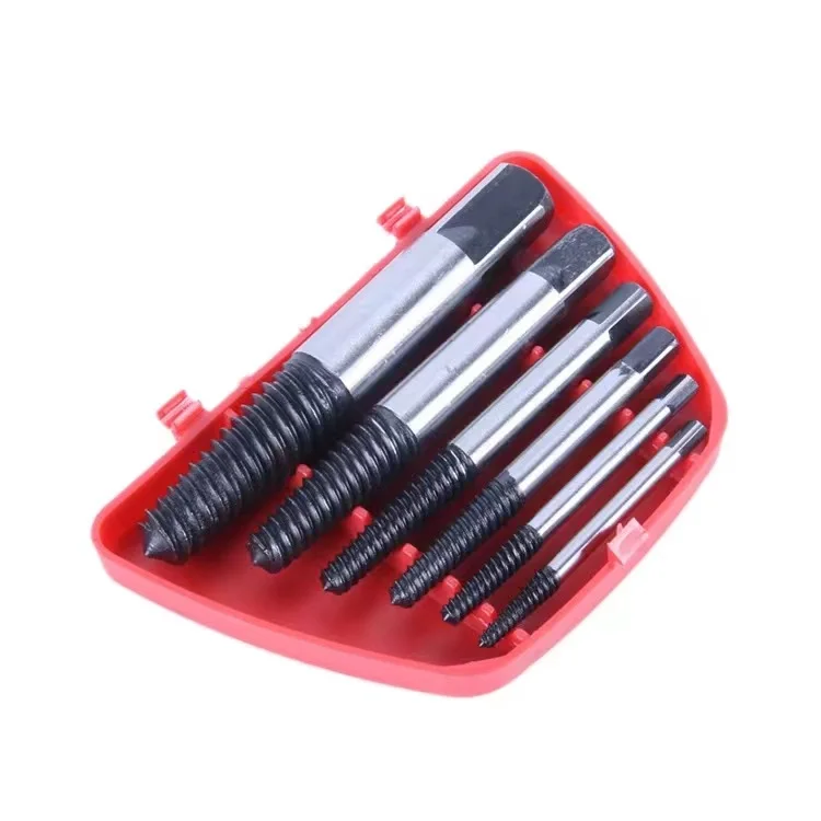 5pcs damaged Pipe Screw Extractor and Remover Set 1# 2# 3# 4# 5#  bolt repair tools