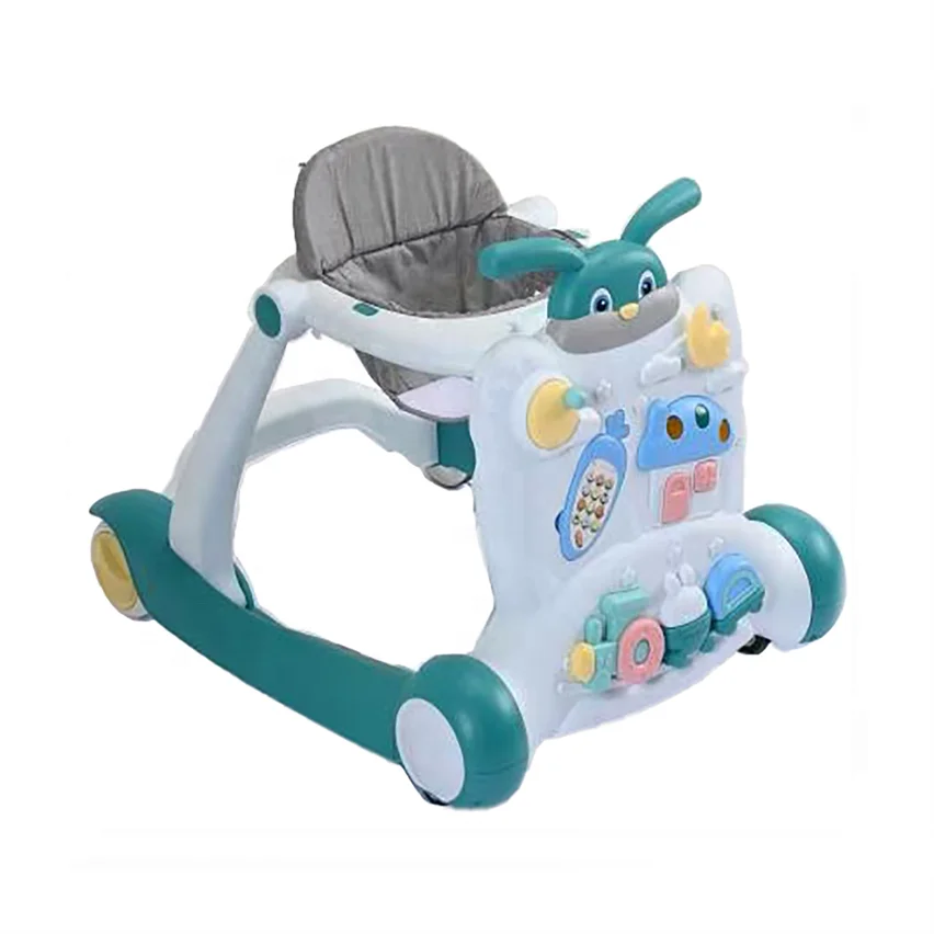 Multifunctional cheapest baby push walker 3 in 1 with wheels and seat