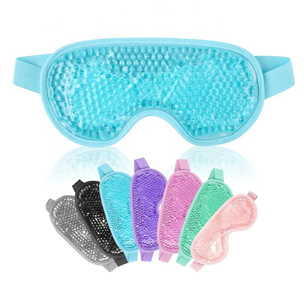 Hot Sale Custom Shape Gel Bead Eye Ice Pack Rehabilitation Therapy Supplies for Hot & Cold Therapy Sleep Comfortable Eye Mask