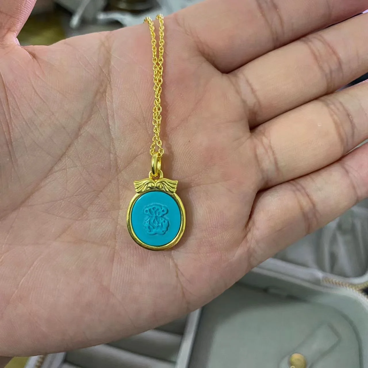 925 sterling silver Hoop Earrings Real Gold Plated Touses Bear Hotsell Earring Jewelry For Women