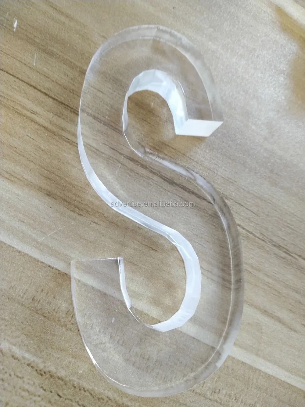 wholesale company wall background 3d acrylic laser cut alphabet letters advertising sign transparent clear 3d acrylic letter