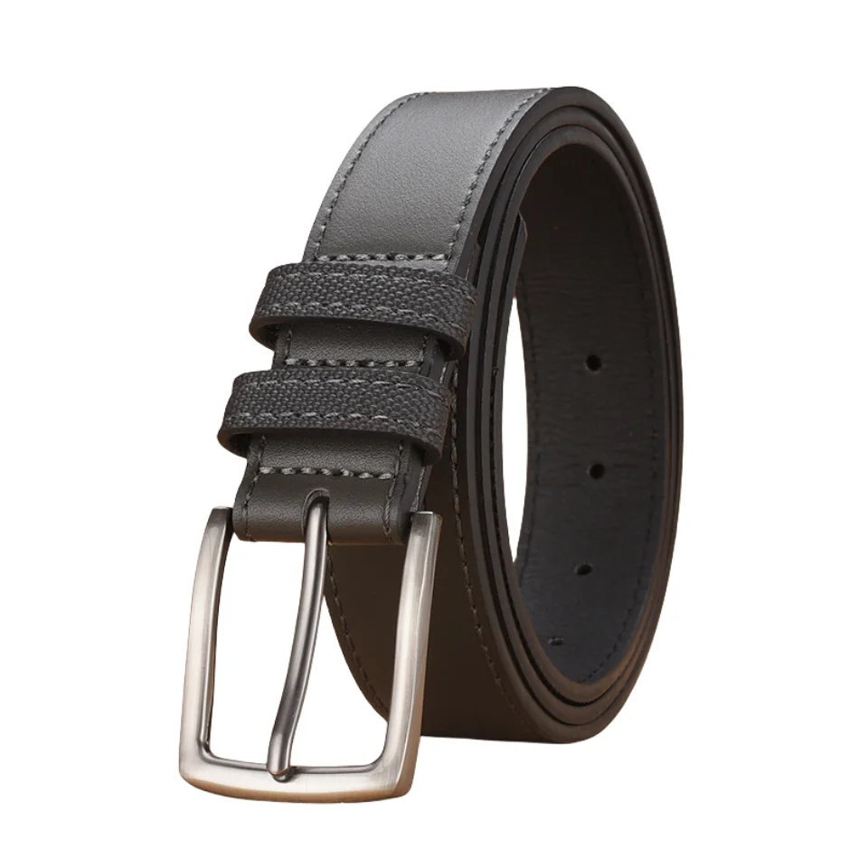 Мужской ремень с металлической пряжкой 3 4 см