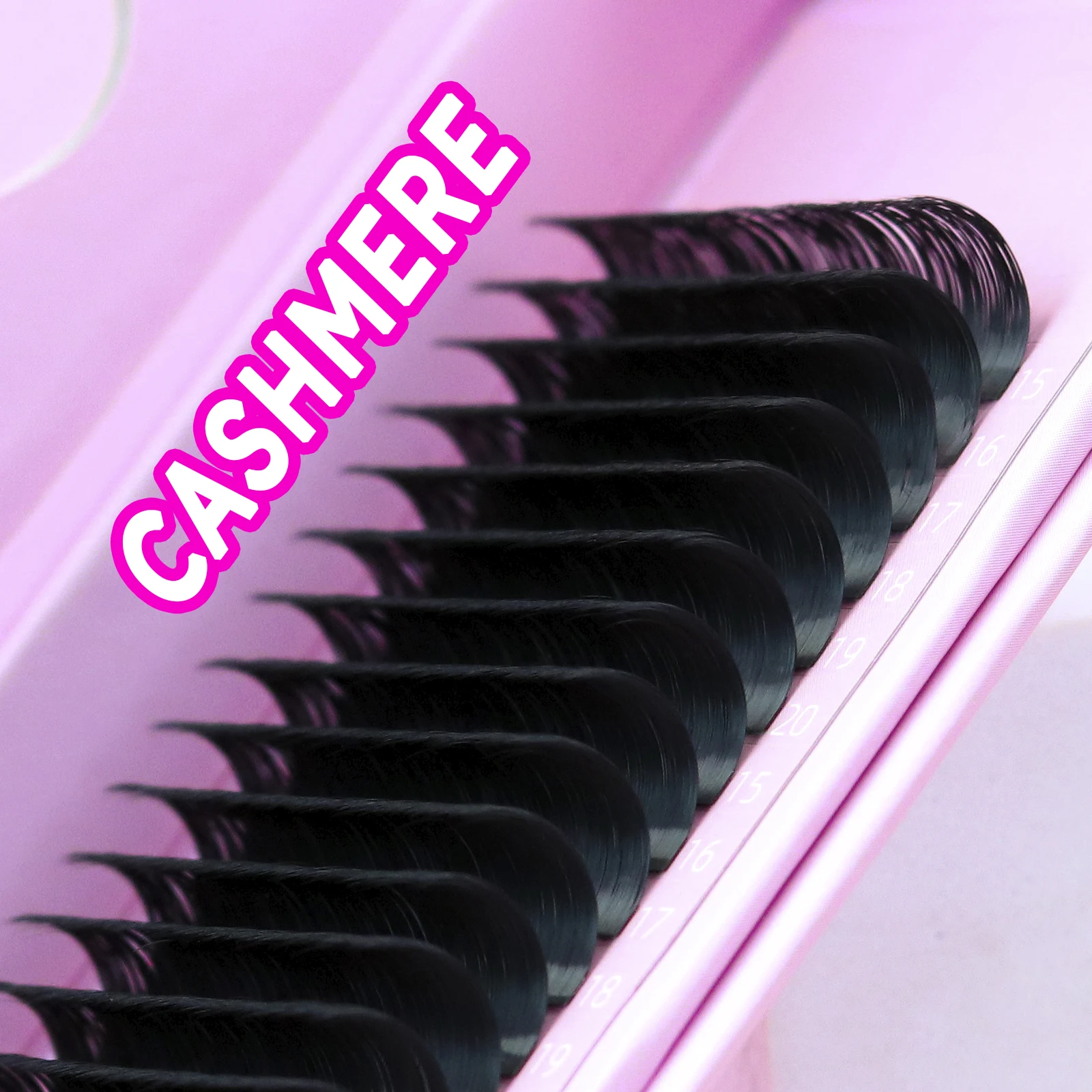 Allison Cashmere 0.07 Eyelash Extension Supplies Trays Lash Wholesale Custom Individual Volume Eyelash Extension