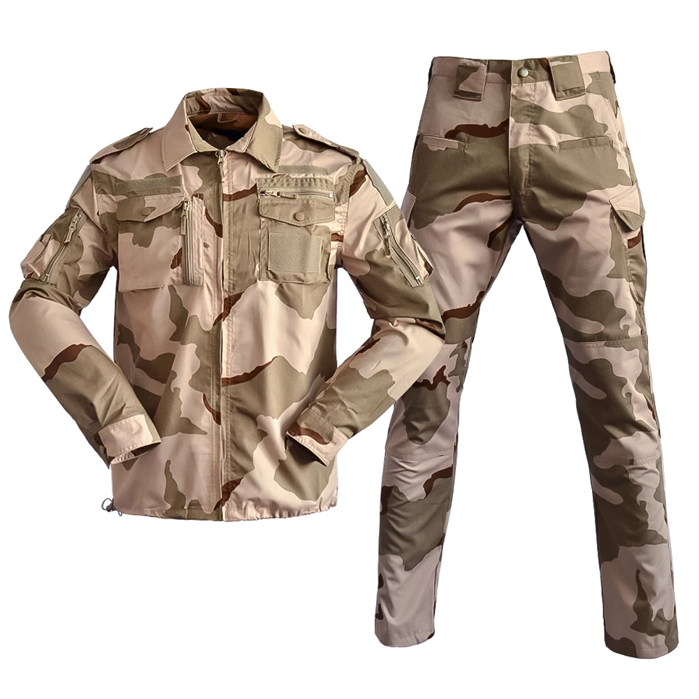 Hot Sale Rip-stop Paintballs Camo 3 Color Desert Military 728 Gear Uniform America