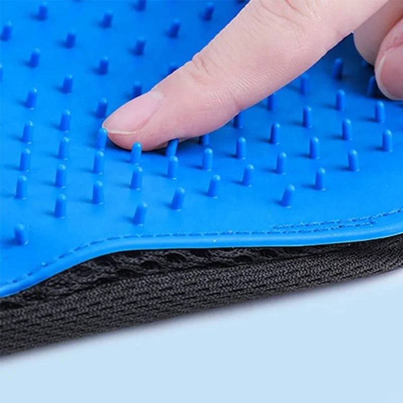 BunnyHi PET001 Hot Selling Dog Washing Gloves Cat Brushes Gloves Pet Grooming Gloves for Gentle Shedding