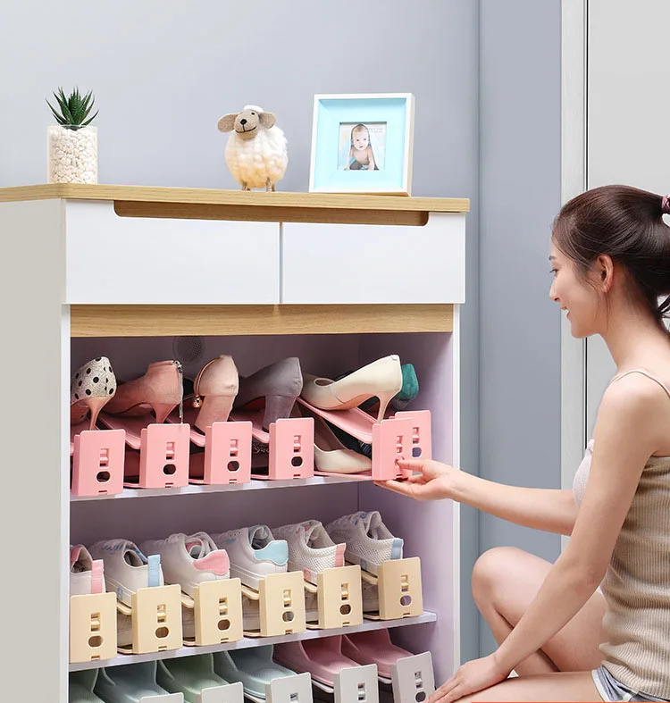 
Home Use Shoe Racks Modern Double Cleaning Storage Shoes Rack Living Room Convenient Shoebox Shoes Organizer Stand Shelf 