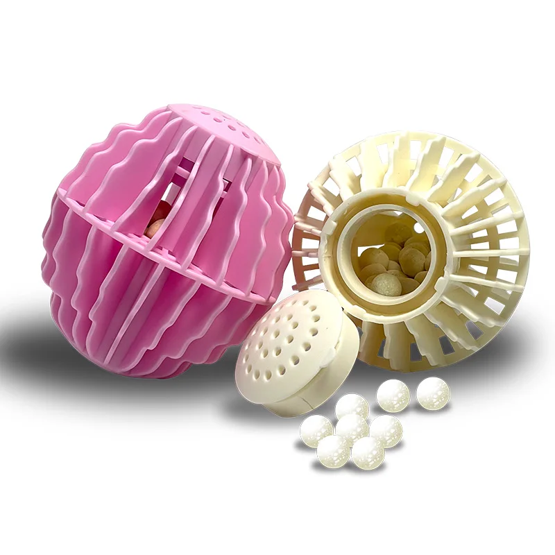 New Style ECO TPR Plastic Rubber Re-wash 30 Times Laundry Detergent Washing Balls with Slow Release Detergent Pellets for Washer