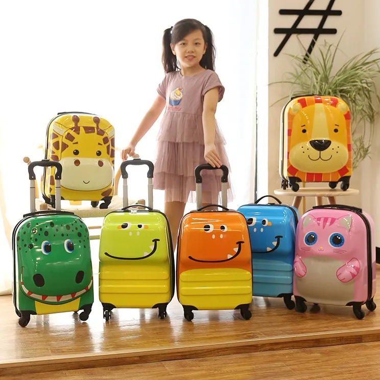 Wholesale OEM Custom Logo Kids Suitcase Trolley Case Wholesale Carry On Children Luggage Travel Suitcase For Kids