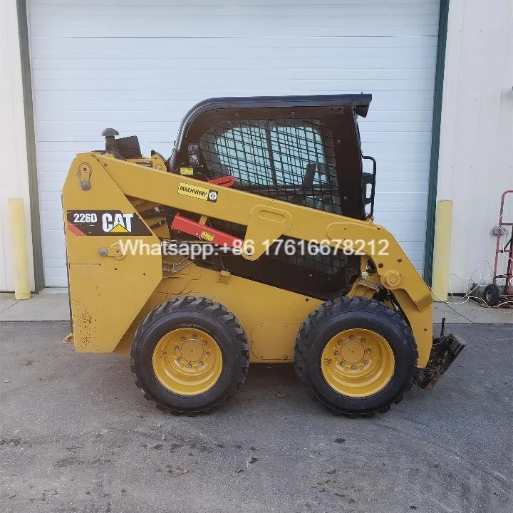 economic loader Used CAT 226 mini loader with good condition cheap for sale Second hand with High quality with low price