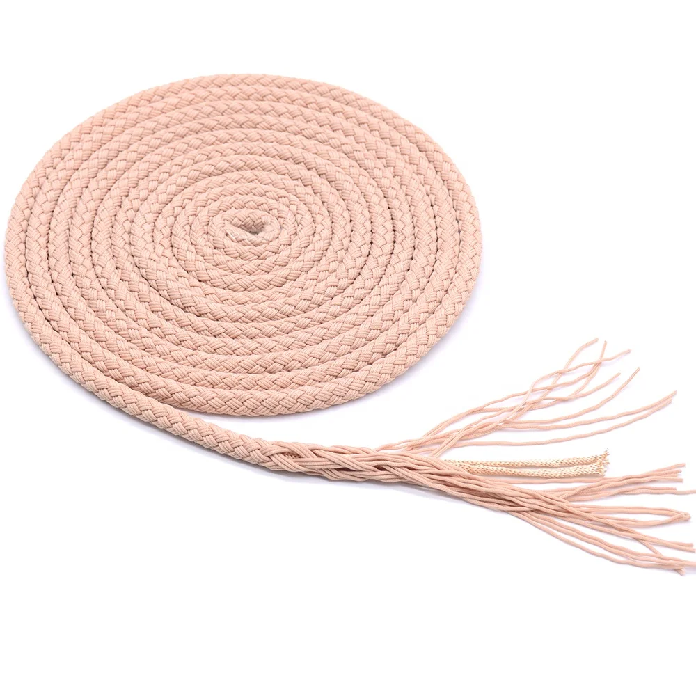 Popular Sustainable Coated Shoes Flat Twisted Round Cords