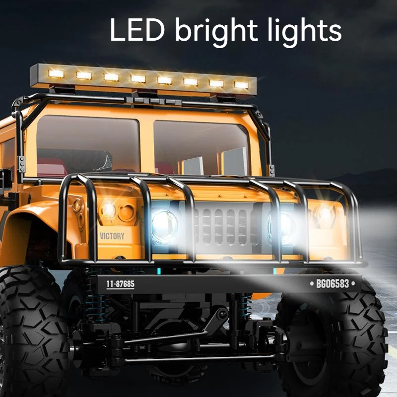 High Speed 4WD Crawler Alloy Metal Model SUV Waterproof Climbing Off Road RC Drift Truck Radio Remote Controller Car For Kids