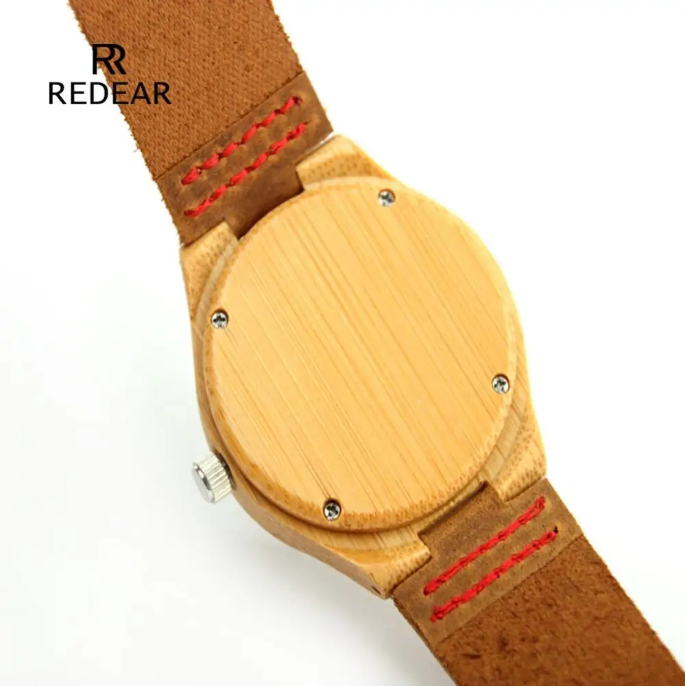 Redear  SJ1448 New Skull Collection Natural Wood Watches Men Leather Lovers Luxury Wristwatch Women