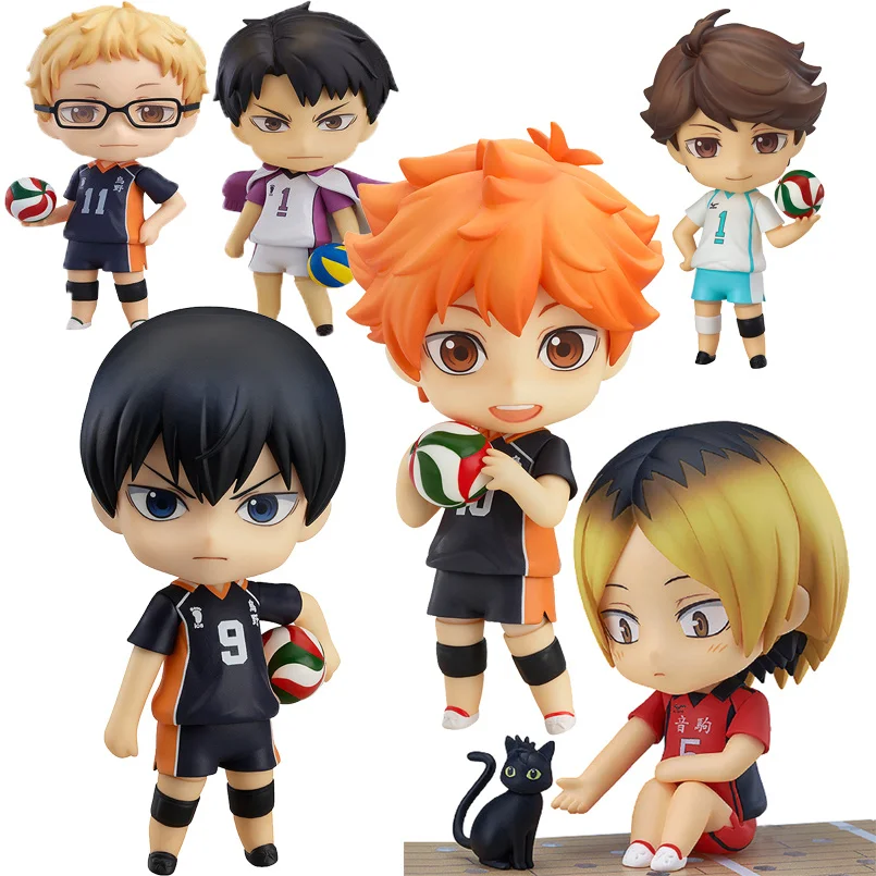 Q Ver. Nendo кошмарным аниме Рисунок Хината Shoyo ПВХ тобио Kenma Tooru 489 #563 #461 #605 # Кей Tsukishima