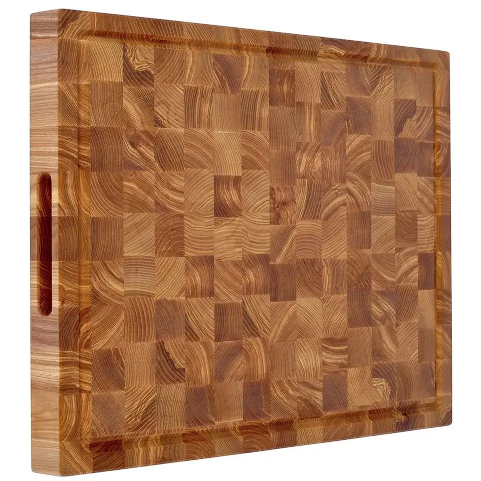 Luxury Custom Wholesale Kitchen Extra Large Chopping Blocks Wooden Chopping Board Thick End Grain Maple Wood Cutting Board