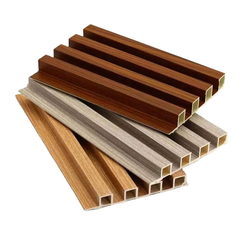 Classic Moulding Waterproof Materials WPC Louvers Interior Decoration WPC Wall Panel