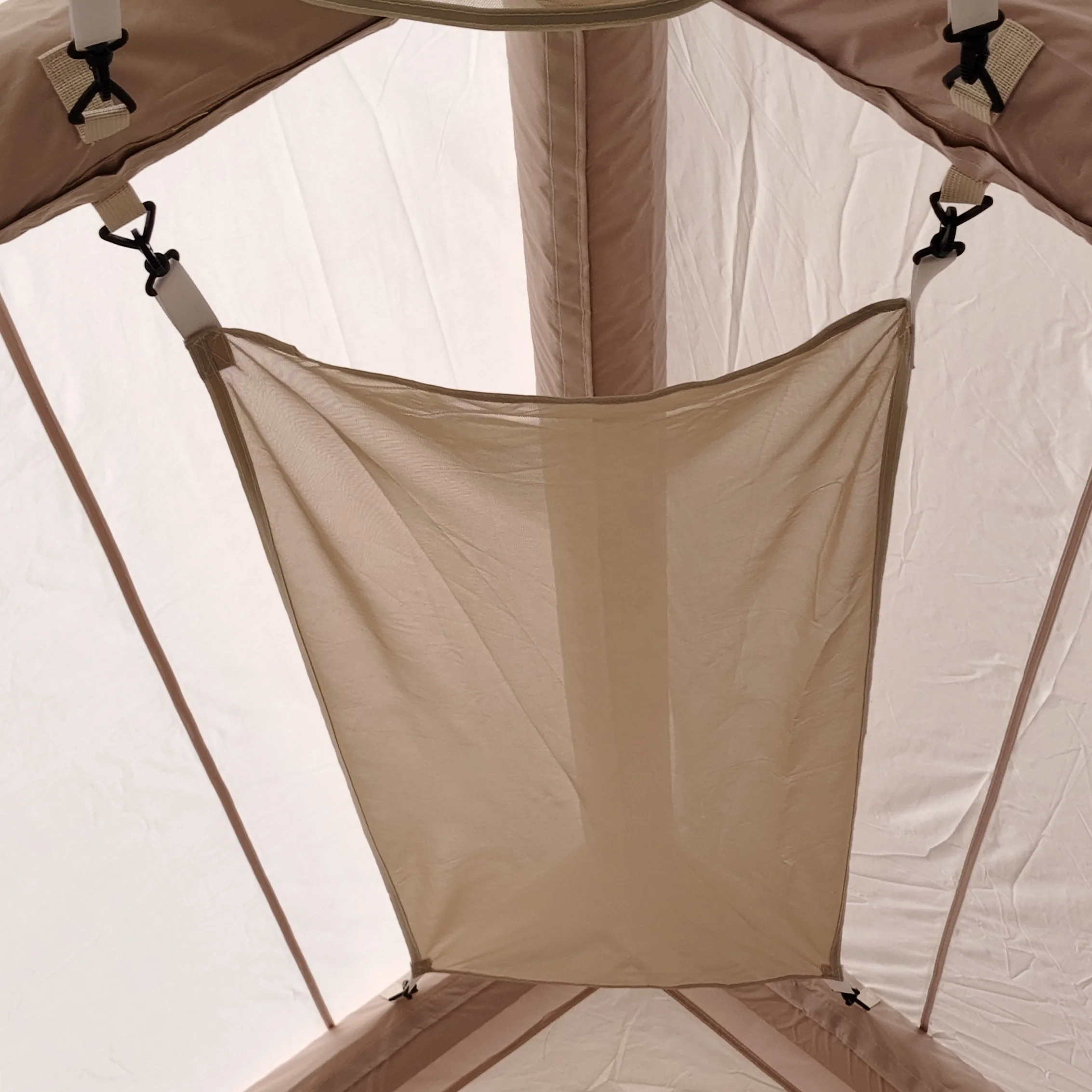 High Quality pvc Fabric Tent single Layer Camping waterproof Air Tent nylon Oxford Fabric  Camping  inflatable House Tent