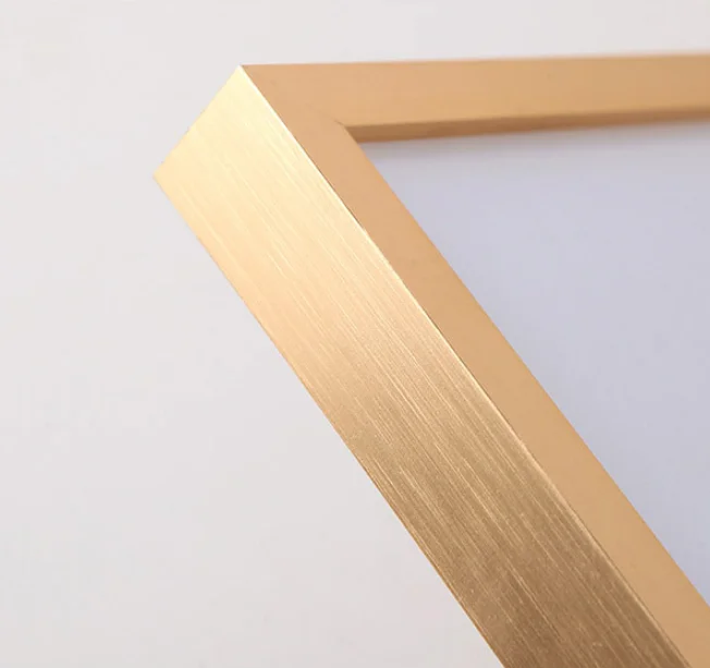 Modern Aluminum photo framing profile black white picture frame metal painting a3 a4 aluminum picture frame aluminium framework