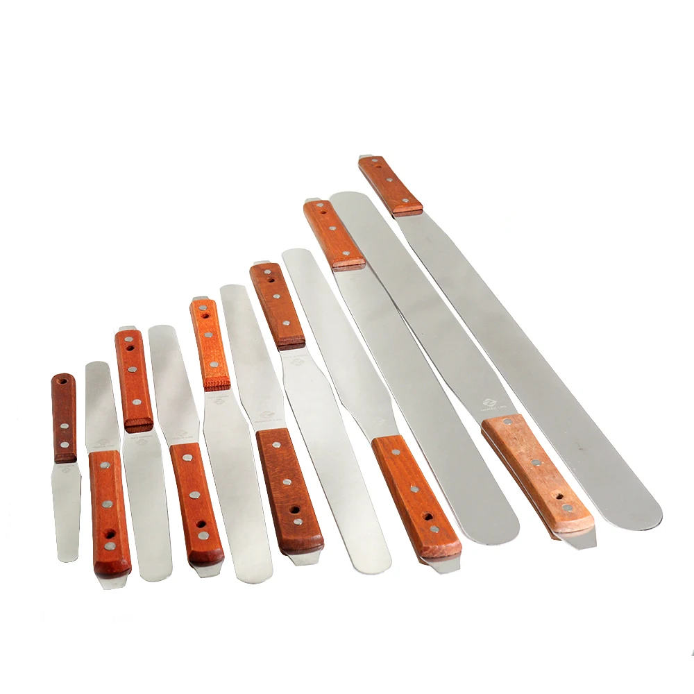 Screen Printing Stainless steel Ink spatulas for plastisole ink plastisol screen printing ink puff additive paint